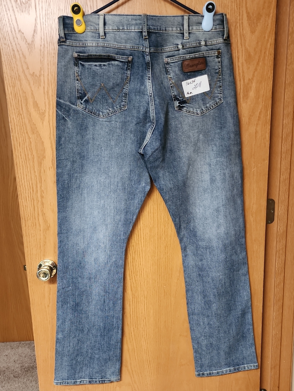 Wrangler Retro Men's Light Blue Jeans 36x34 number 2011